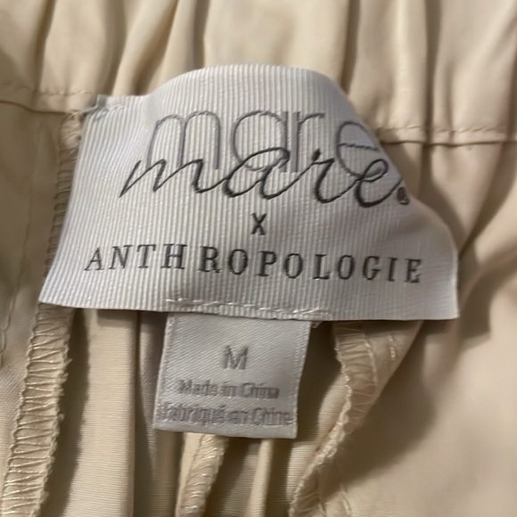 Anthropologie X Mare Mare Curved Petal Hem Chino Pants Size Medium - Picture 7 of 13